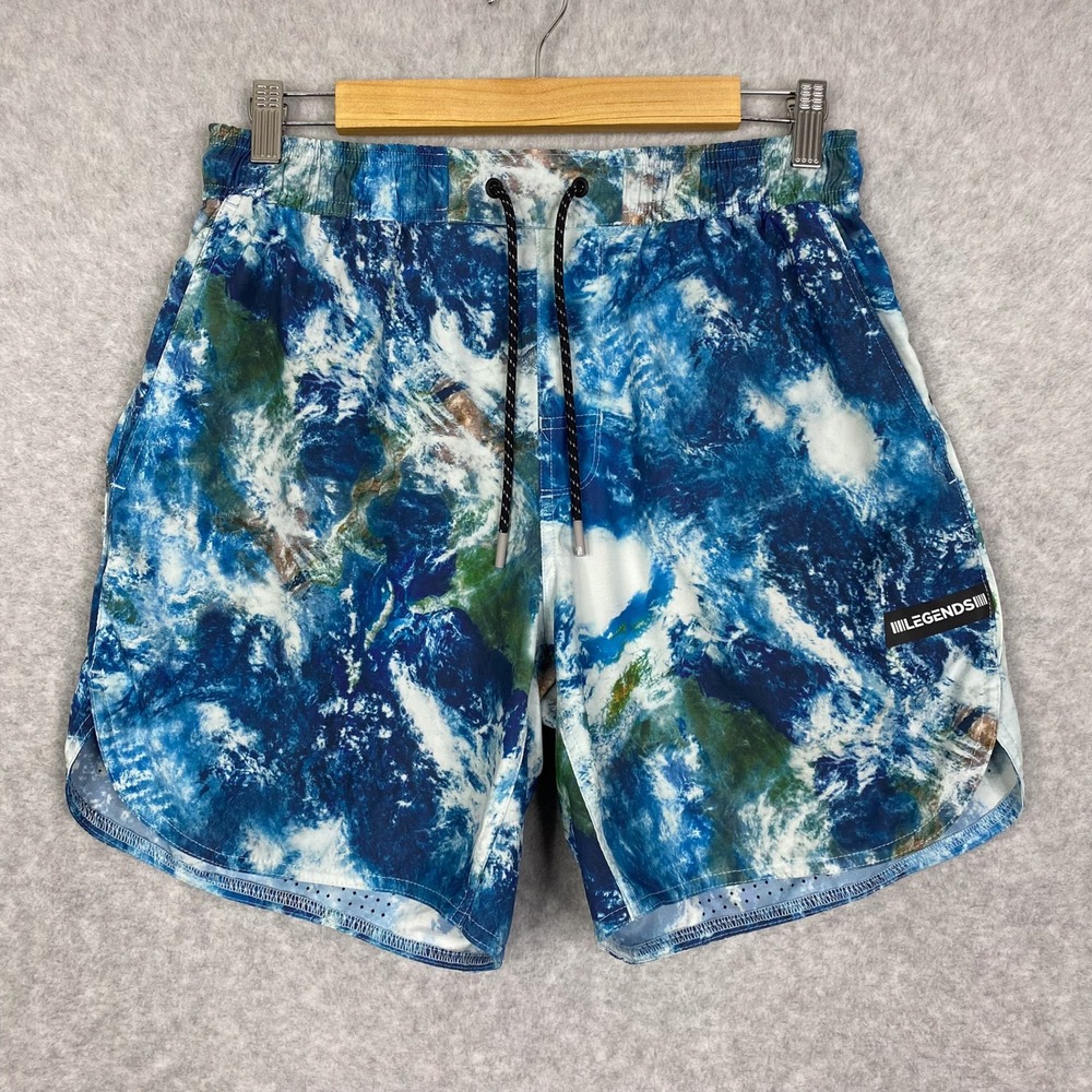 Legends Shorts Mens M Luka Satellite Print Linerless All Over Print